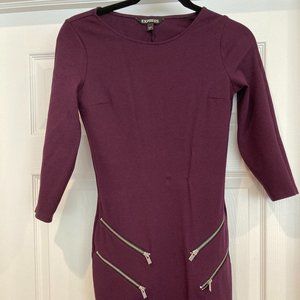 Express Maroon Dress